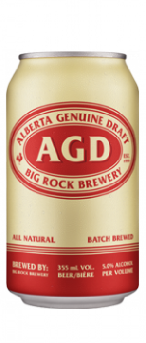 BIG ROCK ALBERTA G/DRAFT 15C