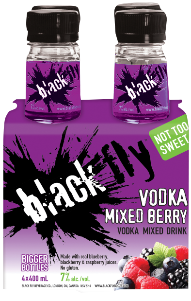 BLACK FLY MIXED BERRY 4BTL